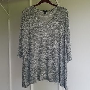 NWOT Jones New York Marled Top